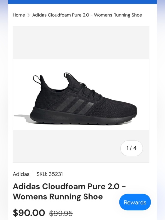 adidas Shoes - adidas Women Cloudfoam Pure 2.0 running shoe  - Black